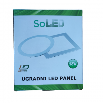 LED svetilka, vgradna, 18W  Svetila